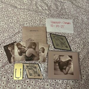 Taylor Swift Artifacts Collection with Gold and Black Accents